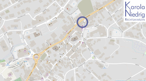 Open Streetmap Kanzlei RAin Niedrig
